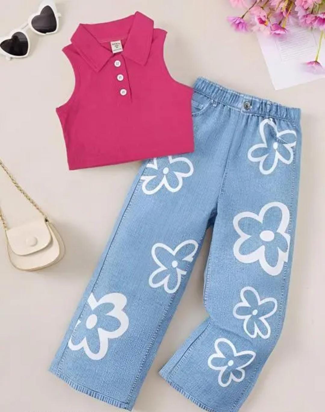 Elegant Girls Top & Bottom Sets