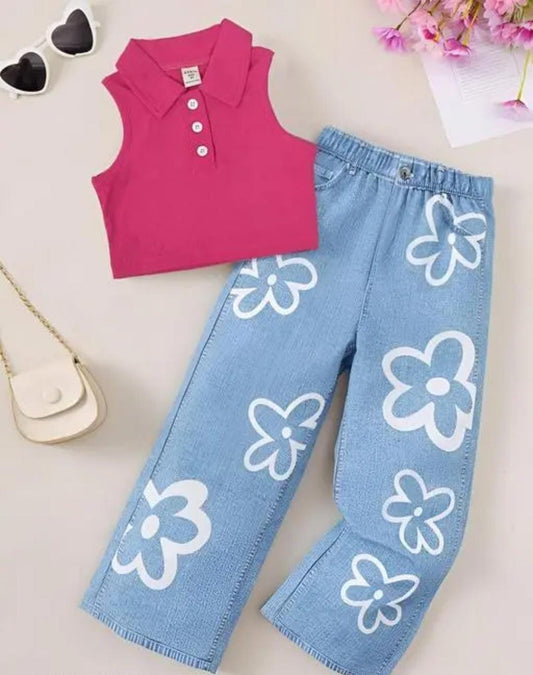 Elegant Girls Top & Bottom Sets