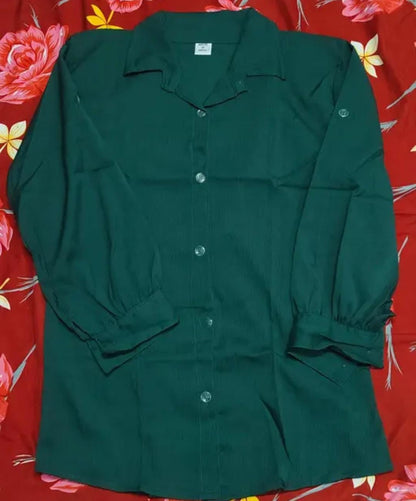 Green shirt pattern coordset
